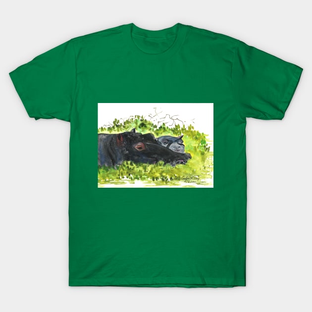 Hippopotamus T-Shirt by Cwang